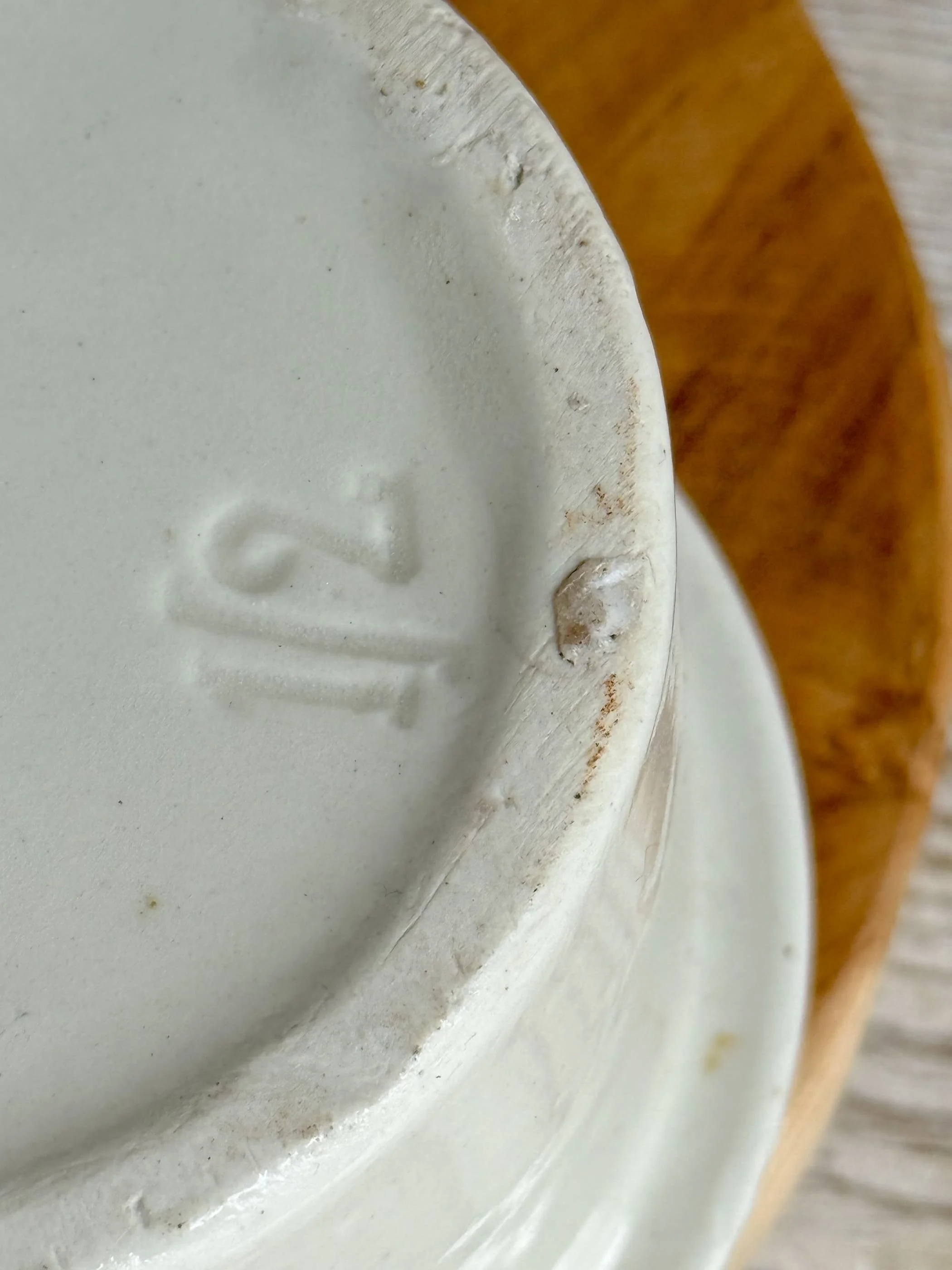 Antique French Stoneware Confit Pot, La Menagere Crock Jar